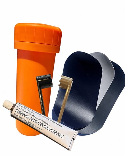 Lijmset, reparatieset voor rubberboot/funband/luchtbed