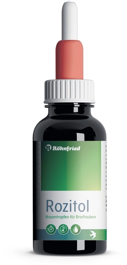 Rohnfied Rozitol 50ml - neusdruppels voor postduiven