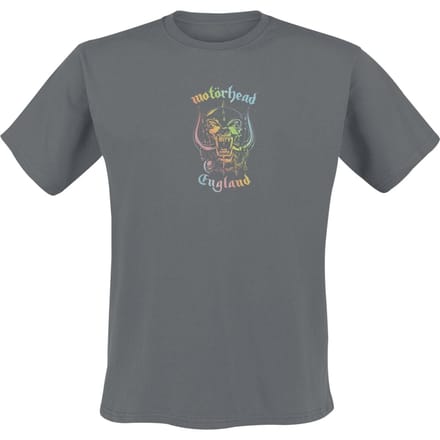 Motörhead T-shirt - England Rainbow - S tot M - voor Mannen - actraciet