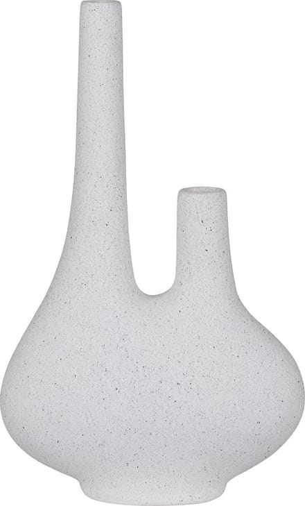 House Nordic - Vaas - Wit - Keramiek - Design - 23x11x37 cm
