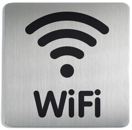 Infoschild-Piktogramm Langlebig 4786 quadratisch WiFi 150 mm
