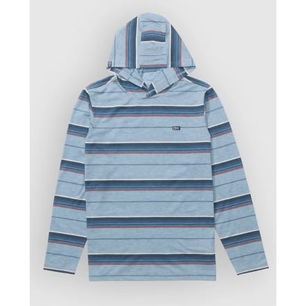 Salty Crew Seaway Uv Hoodie Longsleeve Lycra blauw