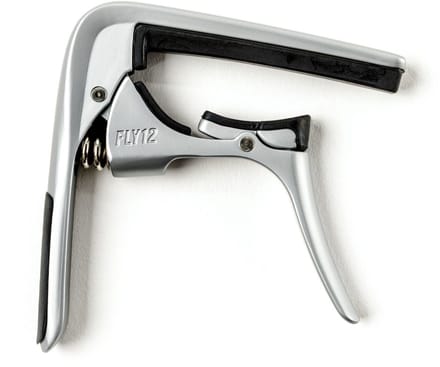 Dunlop 66CSC Trigger Fly Capo Satin Chrome voor 12-snarige gitaar