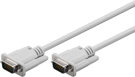 Goobay VGA monitorkabel, vernikkeld, VGA-stekker (15-polig) > VGA-stekker (15-polig)