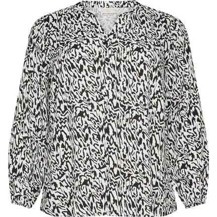 Damesblouse met lange mouwen KAFFE Curve Mahlena