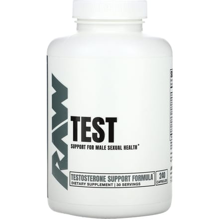 Raw Nutrition, Test, 240 Capsules