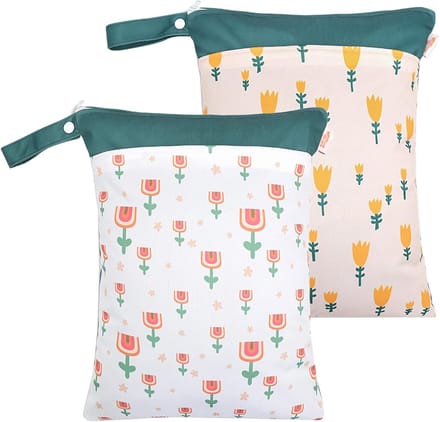 Waterdichte Luiertas Organizer voor Natte en Vuile Luiers - Set van 2