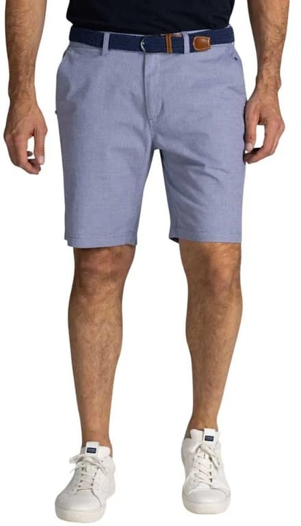 NZA - Lichtblauwe katoenen stretchshorts