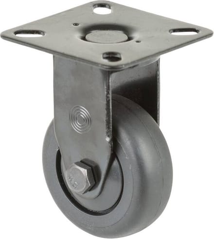 Bokwiel 50mm 50kg rubber kogels 60x60mm BS ROLLEN