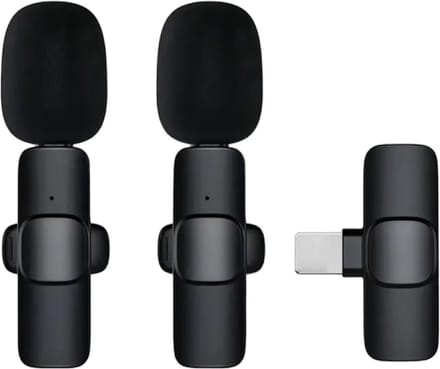KimDo - Draadloze telefoon microfoon - voor Iphone - Voor Apple - Vlog microfoon - Bluetooth Microfoon - Draadloze Microfoonset - Dasspeld Microfoon - Lightning