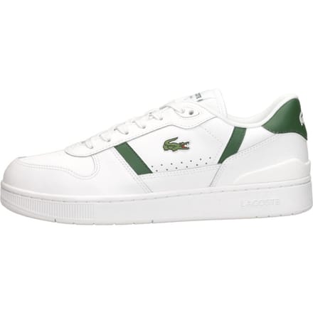 Lacoste T-CLIP SET 224 2 SMA WHT/DK GRN Heren Sneakers - wit-donkergroen