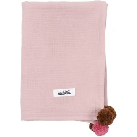 Lange en mousseline Malomi Kids Pompom