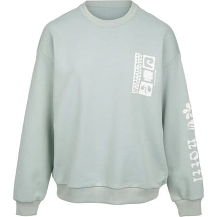 Brunotti - Yanouka - Sweater Aqua Grey - Dames - Loose Fit - Crewneck - M