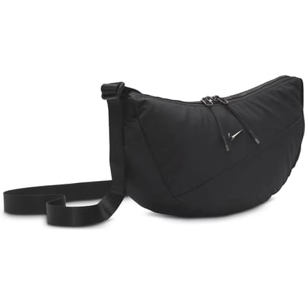 Nike Aura Crescent Cross-body Bag Tassen Unisex - Zwart - One Size - Poly (Polyester)