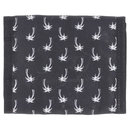 Saint Laurent Palmboom Vouwportemonnee in Zwart Nylon