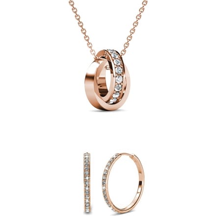 Chique Circle Hoop Sets - Oostenrijks kristal