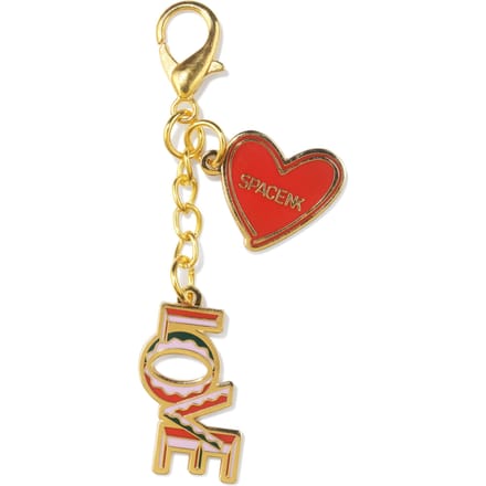 Space NK Love And Heart Festive Key Charm