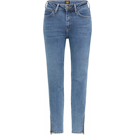 Damesjeans Lee Scarlett High Zip in Mid Ely