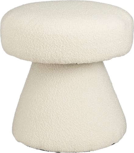 Mica Decorations Poef - H46 x Ø49 cm - Off White