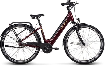 Saxonette Comfort Plus 5.0 dames ebike Nexus 7 13Ah wijnrood