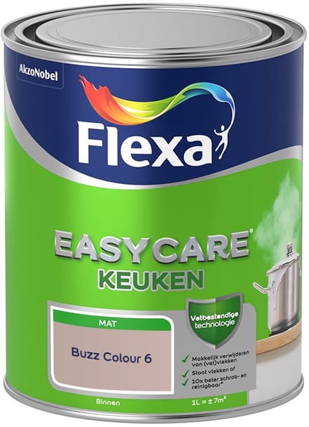 Flexa - Easycare Keuken - Buzz Colour 6 - Mengverf - 1 L