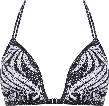 Freya - GEMINI PALM Non Wired Triangle Bikini Top - MONOCHROME - Vrouwen - Maat 70D