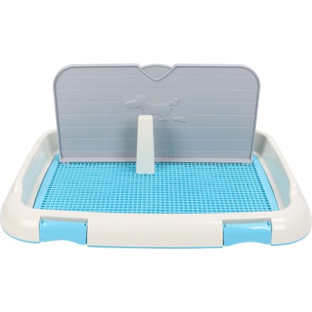 Honden Plasbak Binnen Puppy Plasmat Houder Huisdier Plasbak met Wandafdekking voor Kleine en Middelgrote Maten blauw