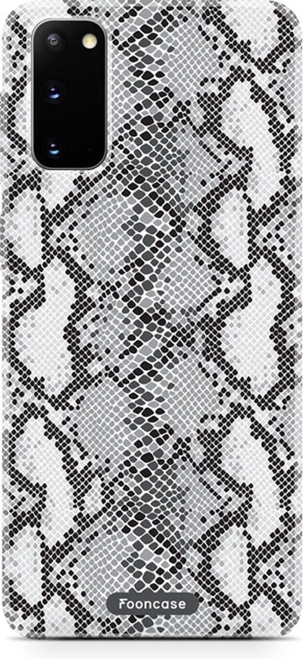 Fooncase Hoesje Geschikt voor Samsung Galaxy S20 - Shockproof Case - Back Cover / Soft Case - Snake it / Slangen print