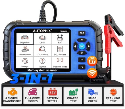 OBD2 Scanner en Batterij Tester - Diagnose Tool voor Auto's