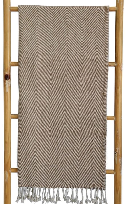 Plaid Mansay 150x125cm bruin/beige