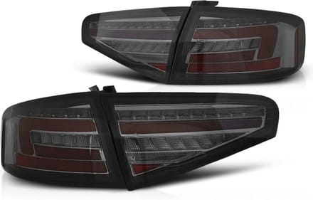 Achterlichten LED voor AUDI A4 B8 12-15 SEDAN ROOD SMOKE