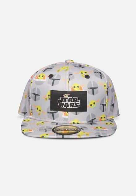 Star Wars Snapback pet kinderen The Mandalorian Grijs