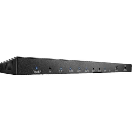 LINDY 38237 8 poorten HDMI-splitter 3840 x 2160 Pixel Zwart