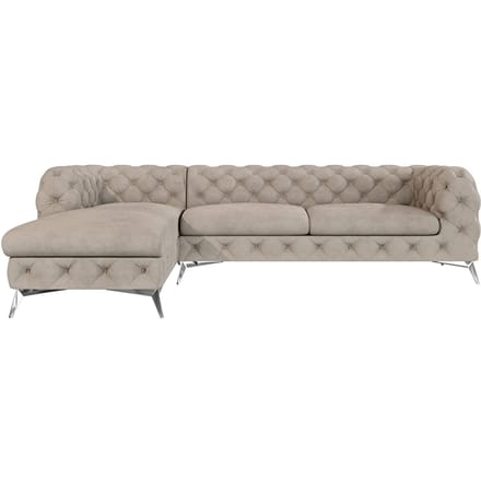 Hoekbank Noralie links velvet | Ropez