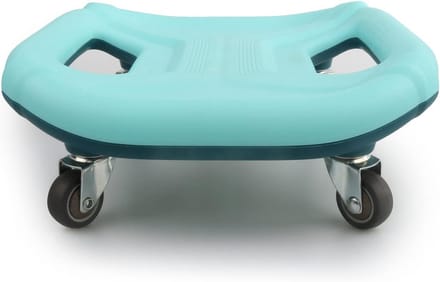 Buikspierroller Trainingsapparaat - Core Trainer - Thuis Krachttraining - Stabiele Dubbele Wielen - Compact Ontwerp - Blauw