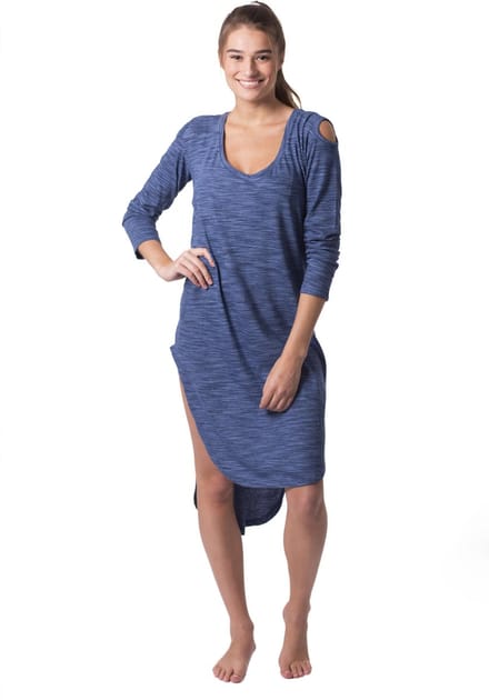 Amantes Dames jurk - blauw - maat S