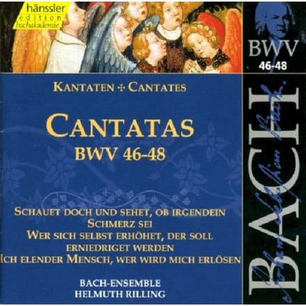 Bach-Ensemble, Helmuth Rilling - J.S. Bach: Cantatas Bwv 46-48 (CD)