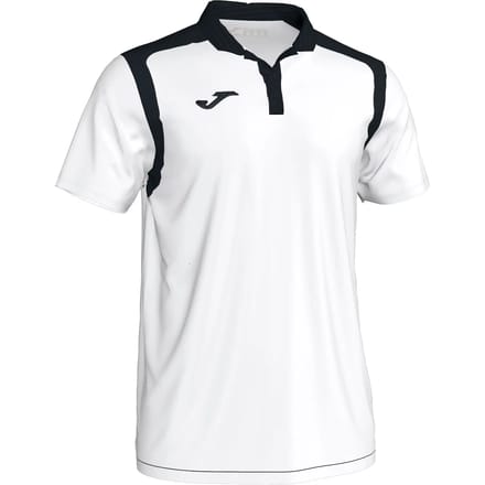 Joma Championship V Polo Kinderen - Wit / Zwart | Maat: 116