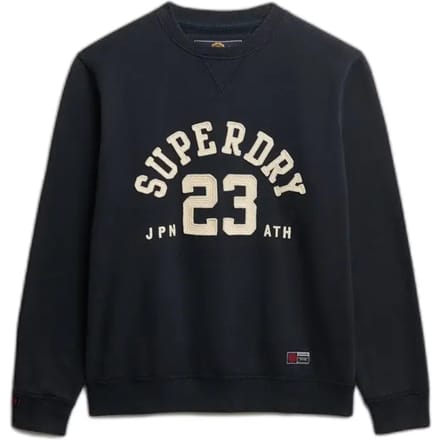Superdry Vintage Athletic Crew Sweatshirt Blauw Grootte: L