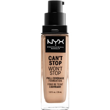 Nyx Professional Makeup Can't Stop Won't Stop Foundation - Natural - Volledig Dekkende Foundation - Medium