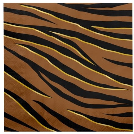 Napkins tiger safari | 6 stuks