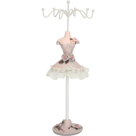 Model Jurk Sieradenrek Houder Exquise Compacte Mannequin Jurk Kettinghouder Sieradendisplays Type 1 beige