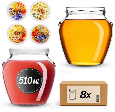 KADAX Amphorapot 82 mm 510 ml + deksel 82 mm