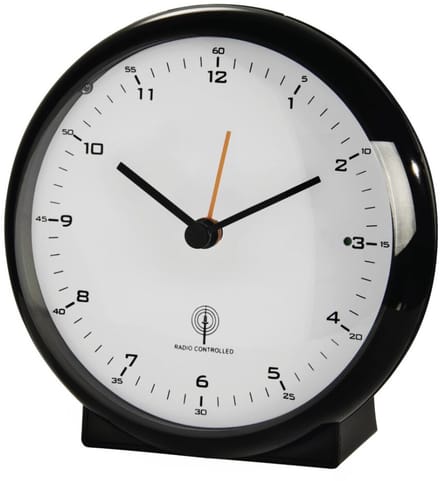 Hama wekker- Elegance Pro - Radiogestuurd - Geluidsarm- Zwart
