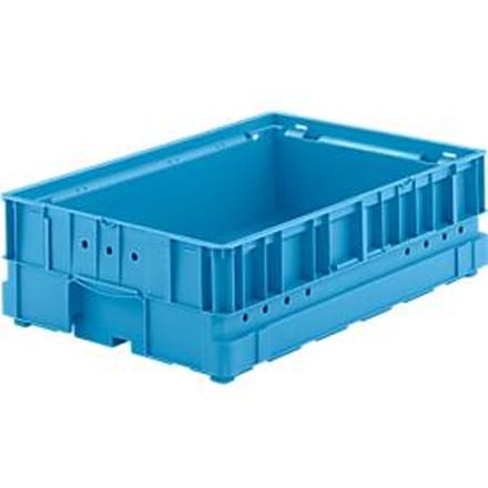 Eurobak C-KLT 6417, polypropeen, B 600 x D 400 mm, tot 50 kg, lichtblauw