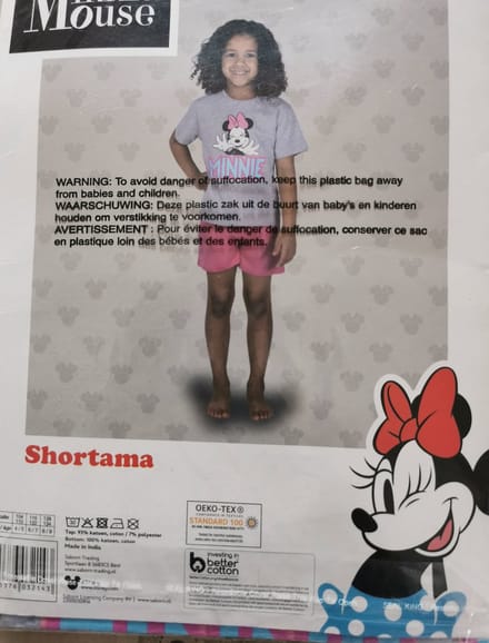 Miniie Mouse -- Shortama -- maat 116/122