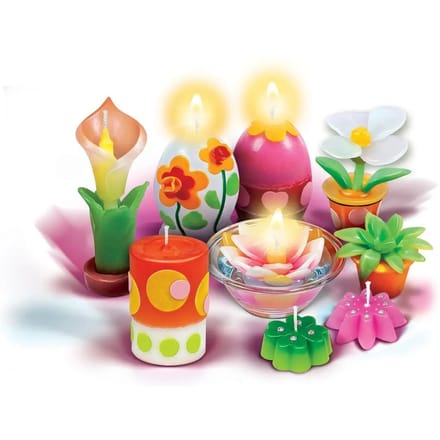 Creatieve activiteiten waxinekaarsen workshop Clementoni