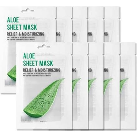 [EUNYUL] Purity Aloë Sheet Masker 22ml*10st white