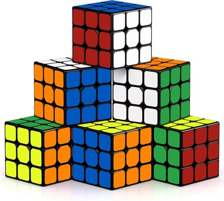 Speed Cube Set - Puzzelboxen Hersenkrakers - Mentale Training - Verstelbare Spanning - 56 mm - Levendige Kleuren