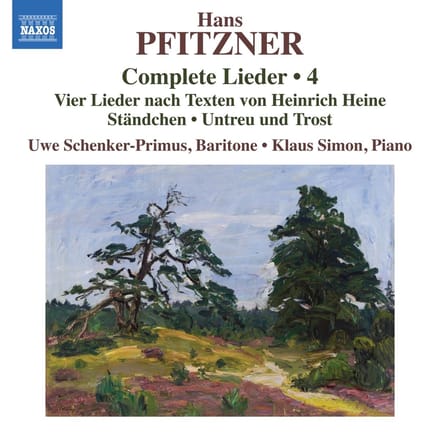 Uwe Schenker-Primus & Klaus Simon - Pfitzner: Complete Lieder, Vol. 4 - Vier Lieder Nach Texten von Heinrich Heine (CD)